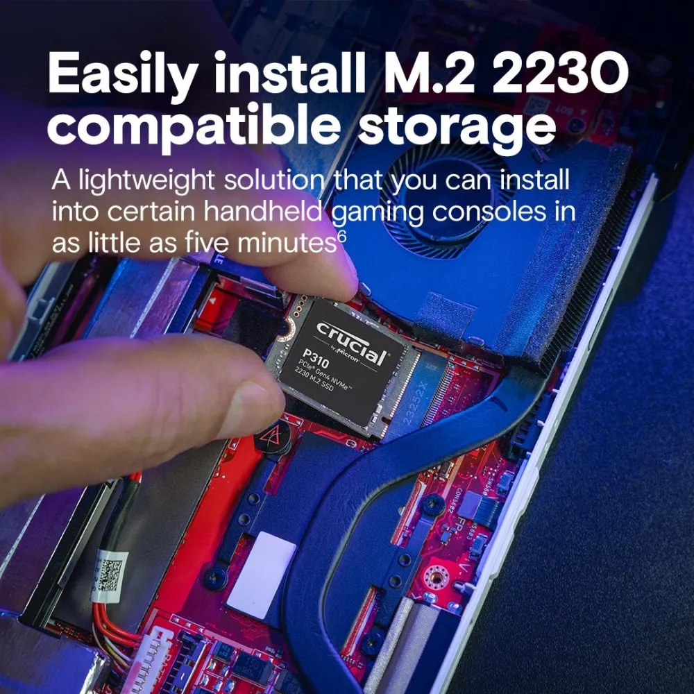 Накопичувач SSD Crucial P310 1TB NVMe PCIe 4.0 (CT1000P310SSD2) — фото 5