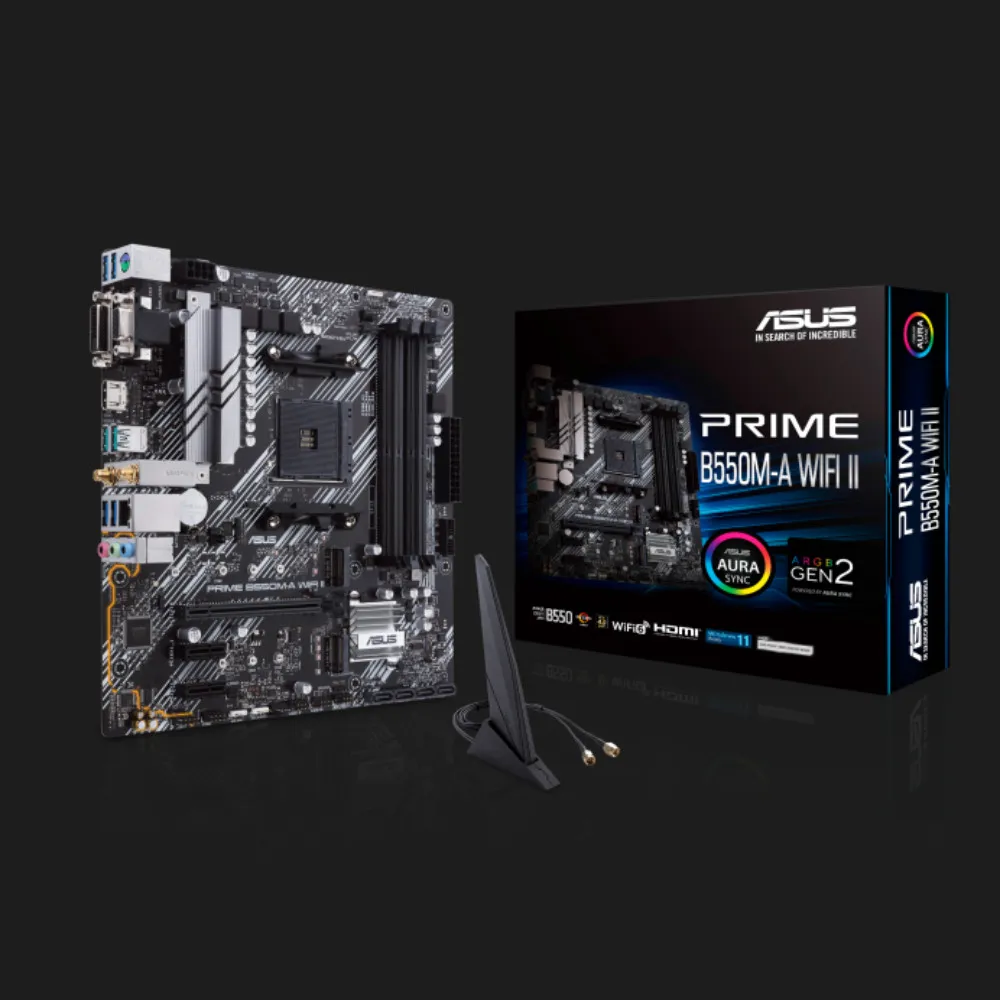 Материнська плата ASUS PRIME B550M-A WIFI II (90MB19X0-M0EAY0)