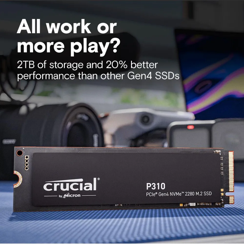 Накопичувач SSD Crucial P310 1TB NVMe PCIe 4.0 (CT1000P310SSD8) — фото 6