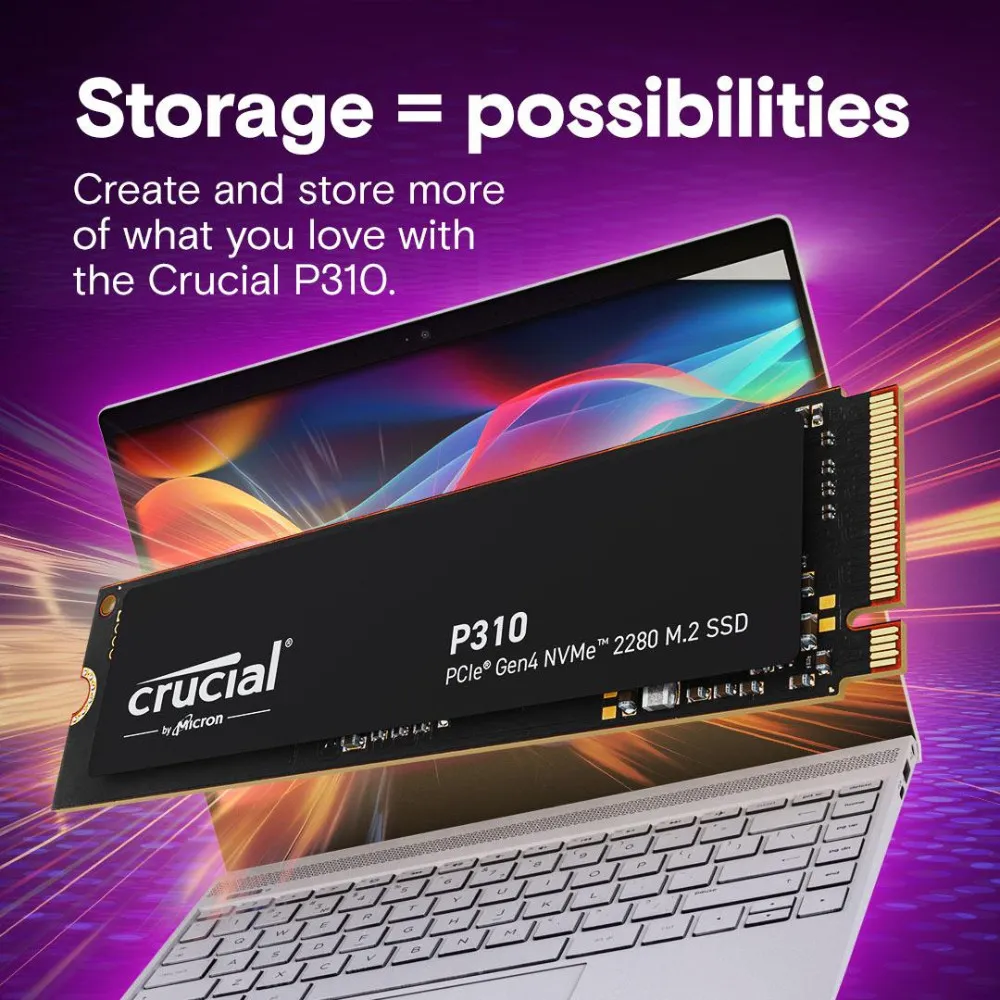 Накопичувач SSD Crucial P310 1TB NVMe PCIe 4.0 (CT1000P310SSD8) — фото 9