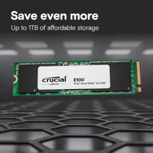 Накопичувач SSD Crucial E100 1TB NVMe PCIe 4.0 (CT1000E100SSD8)