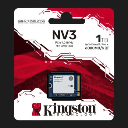 Накопичувач SSD Kingston NV3 1TB NVMe PCIe 4.0 (SNV3SM3/1T0)