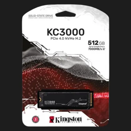 Накопичувач SSD Kingston KC3000 512GB NVMe PCIe 4.0 (SKC3000S/512G)