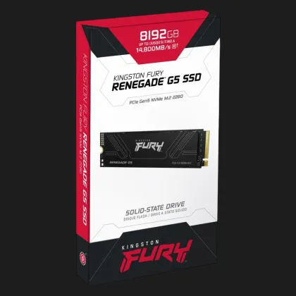Накопичувач SSD Kingston Fury Renegade 8TB NVMe PCIe 5.0 (SFYR2D/8T1)