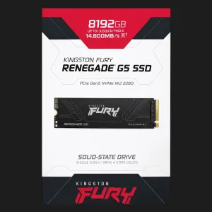 Накопичувач SSD Kingston Fury Renegade 8TB NVMe PCIe 5.0 (SFYR2D/8T1)