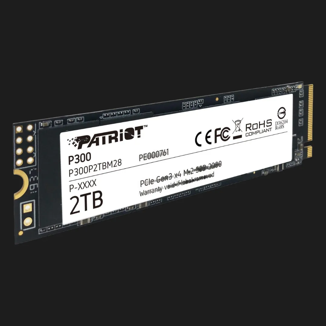Накопичувач SSD Patriot P300 2TB NVMe PCIe 3.0 (P300P2TBM28) — фото 4