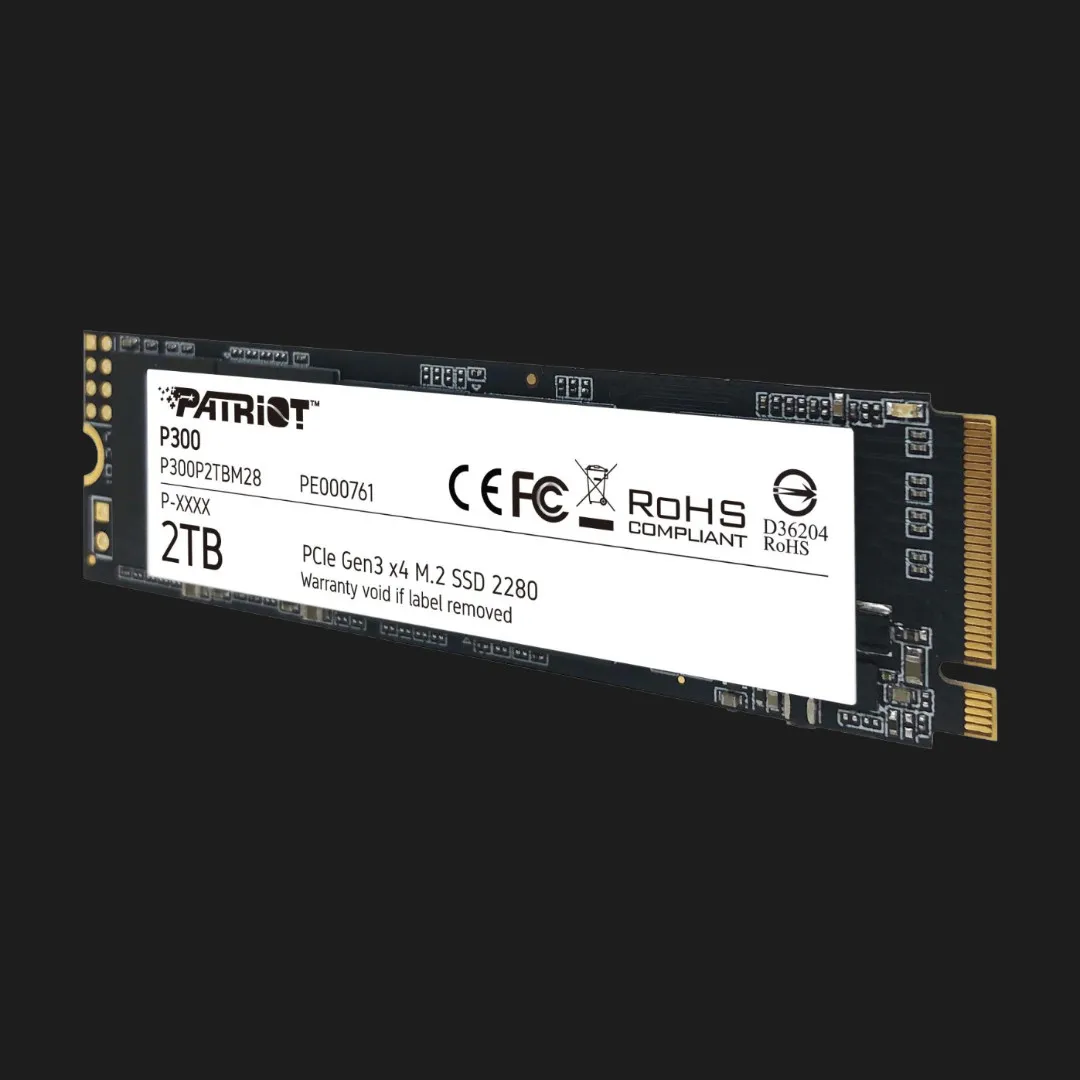 Накопичувач SSD Patriot P300 2TB NVMe PCIe 3.0 (P300P2TBM28) — фото 3