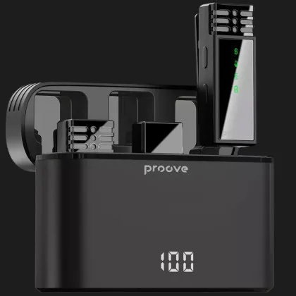 Беспроводной петличный микрофон Proove Record Type-C + Lightning
