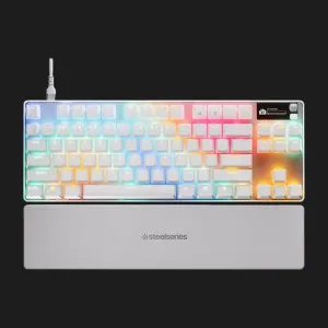 Игровая клавиатура SteelSeries Apex Pro TKL Gen 3 UA  HyperMagnetic, OmniPoint 3.0, OLED (White) (64898) в Дрогобыче