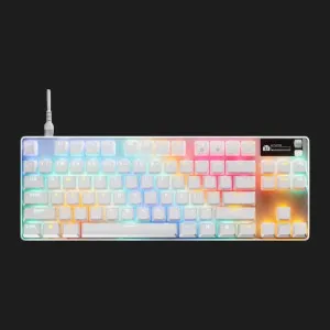 Игровая клавиатура SteelSeries Apex Pro TKL Gen 3 UA  HyperMagnetic, OmniPoint 3.0, OLED (White) (64898) в Дрогобыче