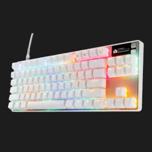 Игровая клавиатура SteelSeries Apex Pro TKL Gen 3 UA  HyperMagnetic, OmniPoint 3.0, OLED (White) (64898) в Дрогобыче