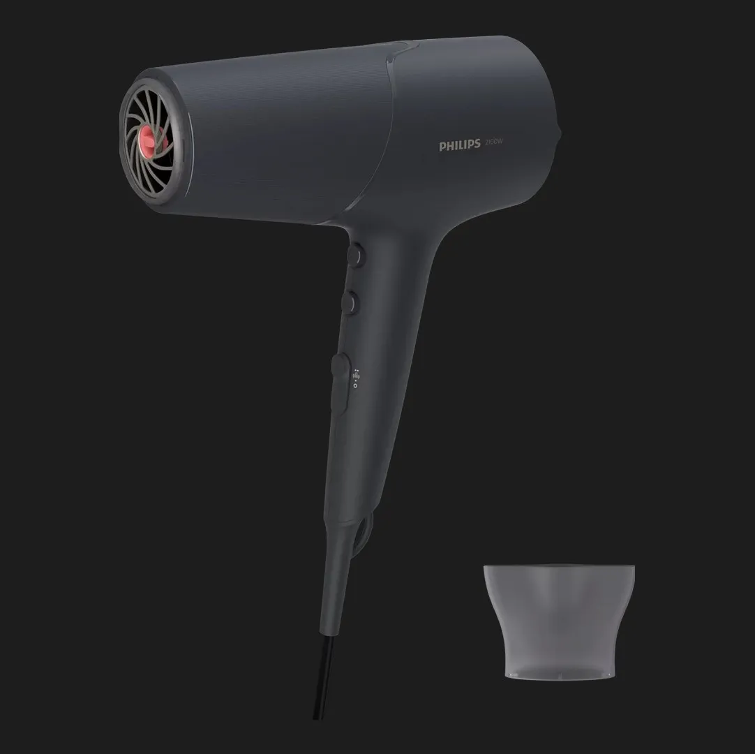 Фен Philips Series 5000 (Dark blue/Metallic)
