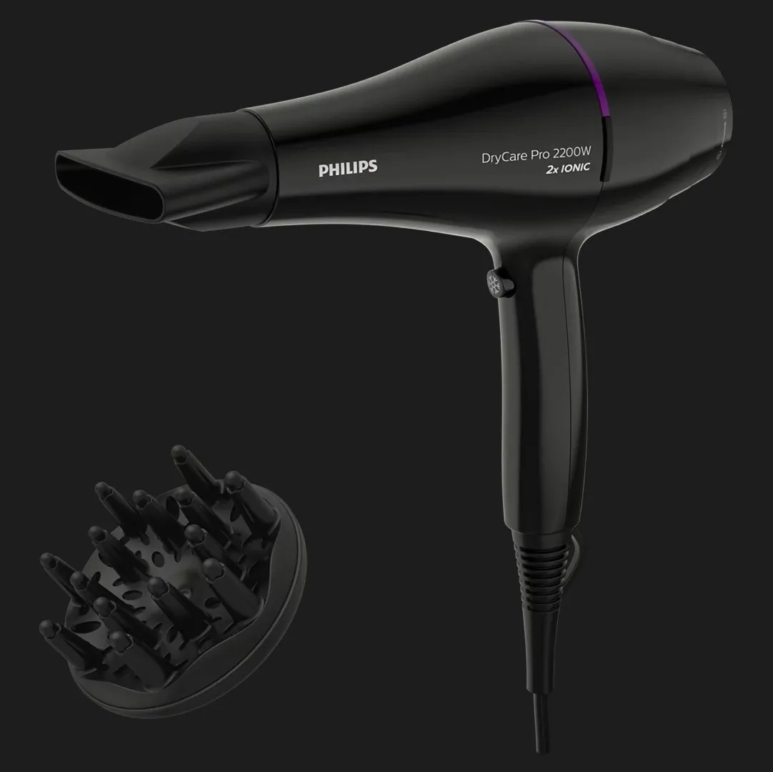 Фен Philips Series DryCare (Black/Purple)