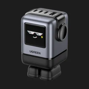 Блок питания UGREEN X688 USB+3xUSB-C 100W Robot GaN Tech Fast Charger (Gray) в Луцке