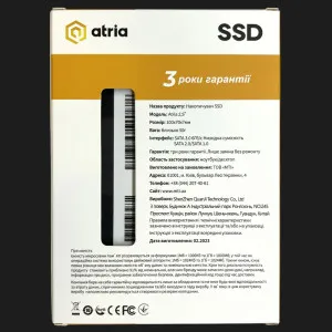 Накопичувач SSD Apacer XT200 256GB SATA (ATSATXT200/256)