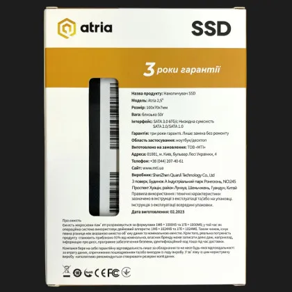 Накопичувач SSD Apacer XT200 256GB SATA (ATSATXT200/256)