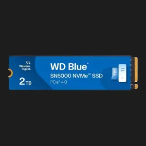 Накопичувач SSD WD Blue SN5000 2TB NVMe PCIe 4.0 (WDS200T4B0E)