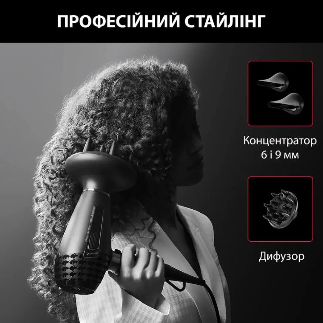Фен Rowenta x Karl Lagerfeld Pro Stylist (Black) — фото 7