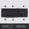 Клавиатура Logitech K120 for Business Ukr (Black)