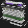 Клавиатура игровая HATOR Hellyberry HK75 Wireless (White/Violet)