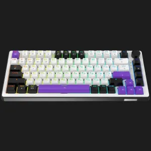 Клавіатура ігрова HATOR Hellyberry HK75 Wireless (White/Violet)