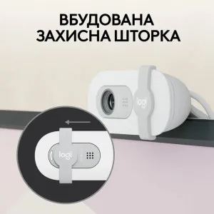 Веб-камера Logitech Brio 100 Full HD Webcam (White) (960-001617) (EU)