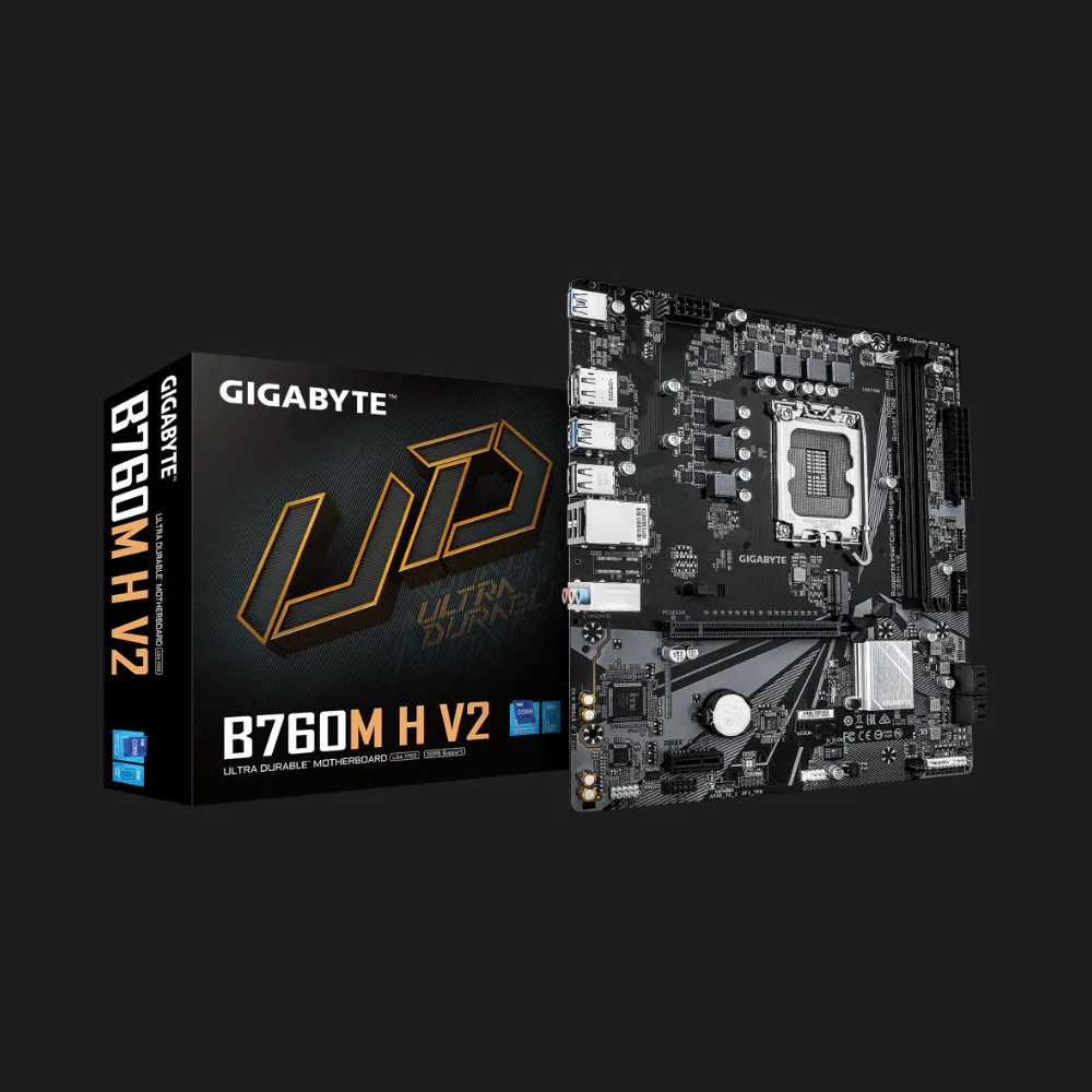 Материнська плата GIGABYTE B760M H V2 (B760M_H_V2)