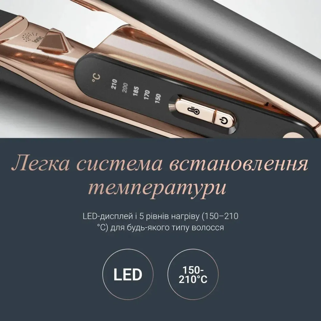 Випрямляч Rowenta Thermocare Ultimate Experience (Black/Gold) (SF8120F0)