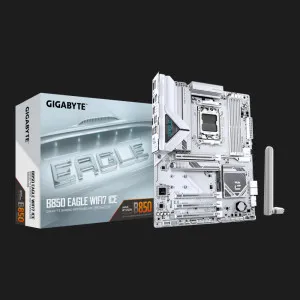 Материнська плата GIGABYTE B850 EAGLE WIFI7 ICE (B850_EAGLE_WF7_ICE)