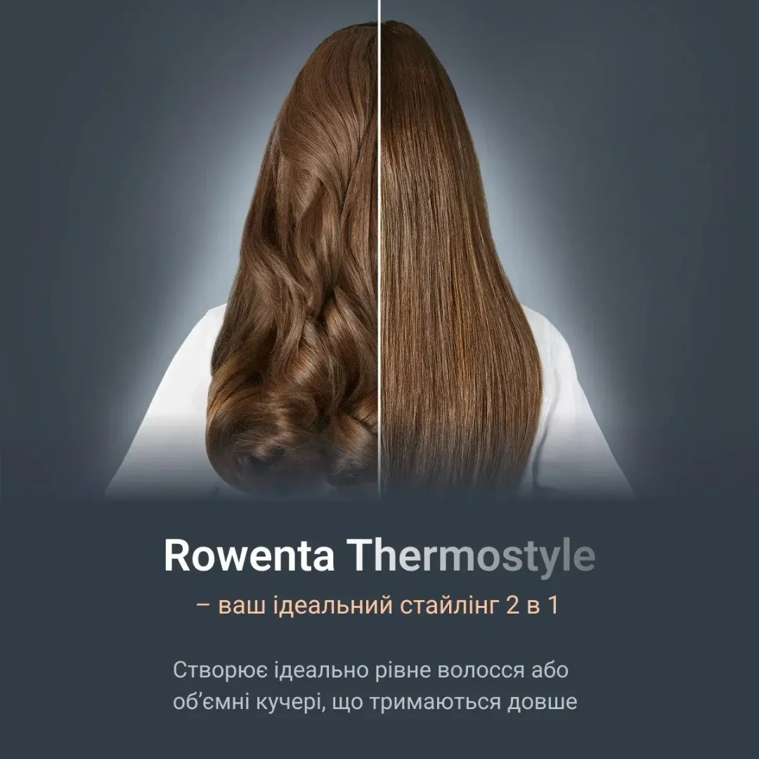 Випрямляч Rowenta Thermostyle (Black/Gray) (SF7120E0) — фото 6