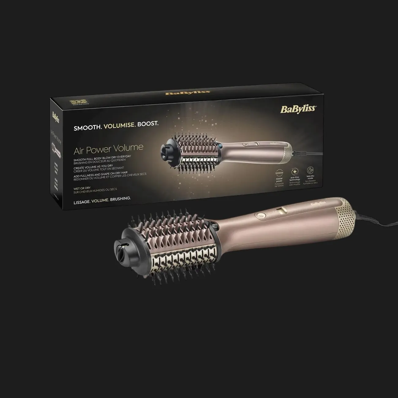 Фен-щітка Babyliss Air Power Volume (Pink) — фото 5