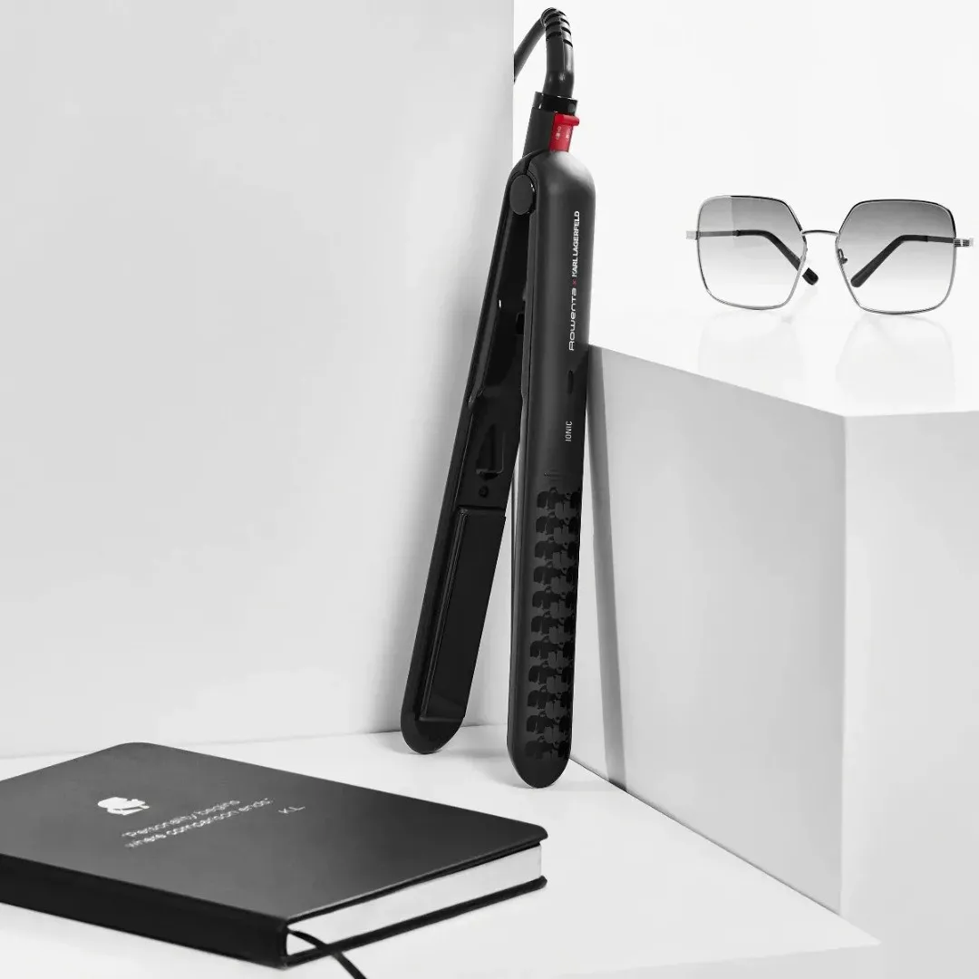 Випрямляч Rowenta x Karl Lagerfeld Optiliss (Black) (SF323LF0) — фото 9