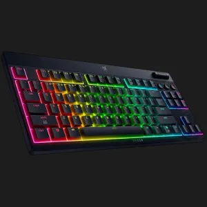 Клавіатура механічна RAZER BlackWidow V4 Low-Profile, TKL, Green Switch (Black) в Сваляві