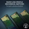 Клавіатура механічна RAZER BlackWidow V4 Low-Profile, TKL, Green Switch (Black)