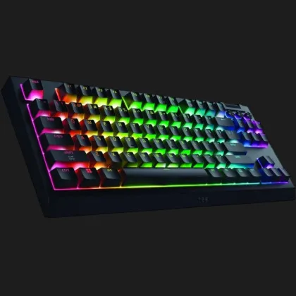 Клавіатура механічна RAZER BlackWidow V4 TKL, Hyperspeed (Black)