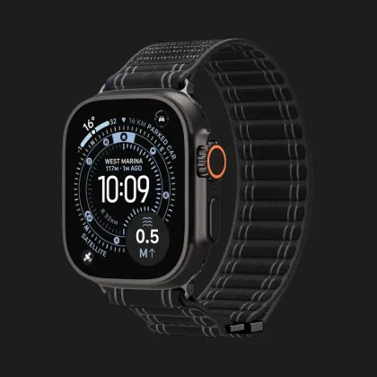 Ремінець Spigen WBF0 для Apple Watch 44/45/46/49mm (Black) у Львові