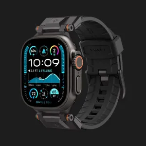 Ремінець Spigen Dura Pro Armor Black edition для Apple Watch 44/45/46/49mm (Black)