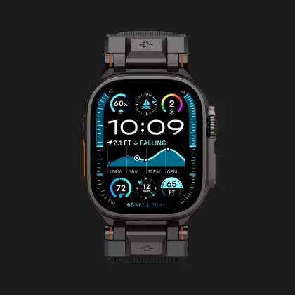 Ремешок Spigen Dura Pro Armor Black edition для Apple Watch 44/45/46/49mm (Black) в Чернигове