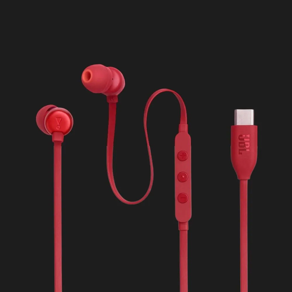 Навушники JBL Tune 310C USB-C (Red) (JBLT310CRED)