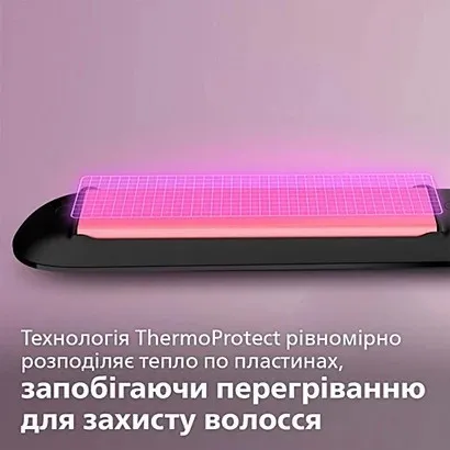 Випрямляч для волосся Philips Series 3000 (Black/Pink)
