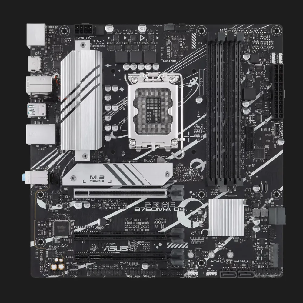 Материнська плата ASUS PRIME B760M-A D4-CSM (90MB1D00-M1EAYC)