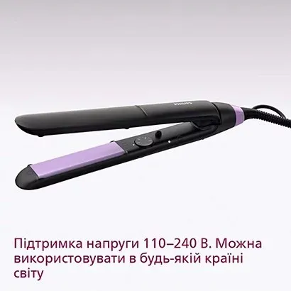 Випрямляч для волосся Philips Series 3000 (Black/Purple)