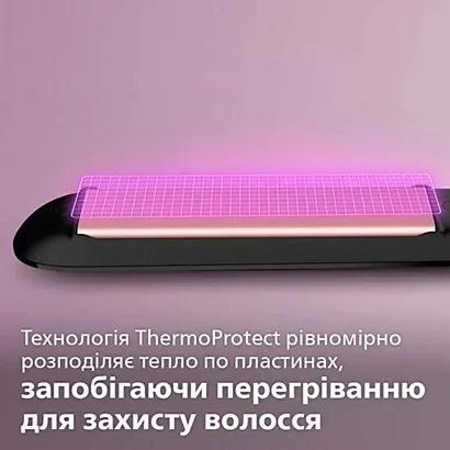 Випрямляч для волосся Philips Series 3000 (Black/Rose)