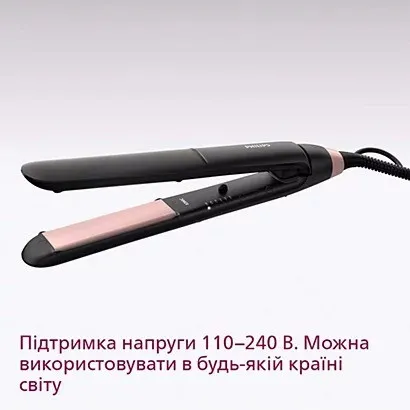 Випрямляч для волосся Philips Series 3000 (Black/Rose)