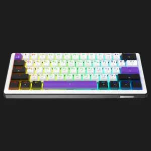 Клавіатура механічна HATOR Hellyberry HK60 (White/Violet)