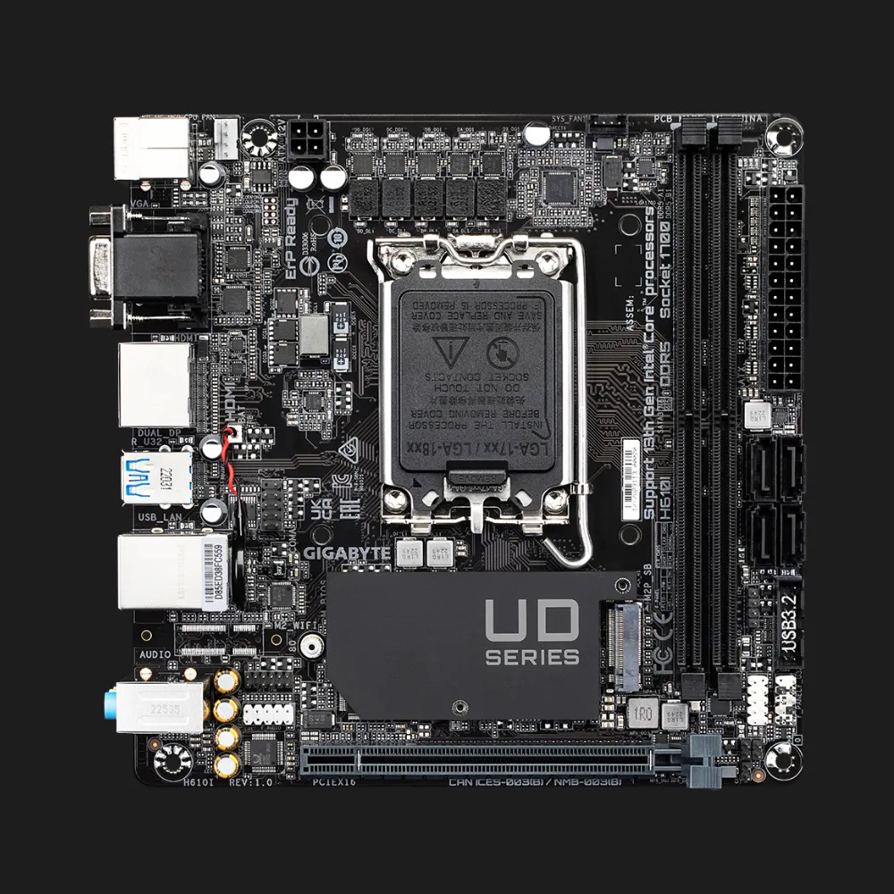 Материнська плата GIGABYTE H610I (H610I)