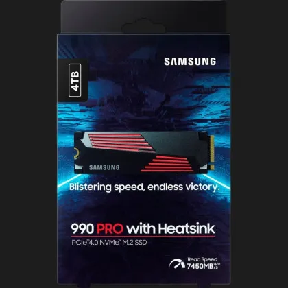 Накопитель SSD Samsung 990 Pro 4TB NVMe PCIe 4.0 (MZ-V9P4T0CW)