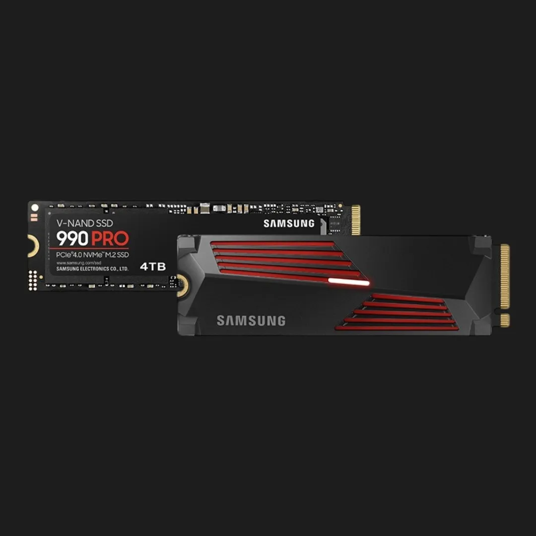Накопичувач SSD Samsung 990 Pro 4TB NVMe PCIe 4.0 (MZ-V9P4T0CW)