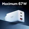 Блок питания Spigen Essential 67W Wall Charger EE673EU (White)