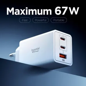 Блок питания Spigen Essential 67W Wall Charger EE673EU (White) в Луцке